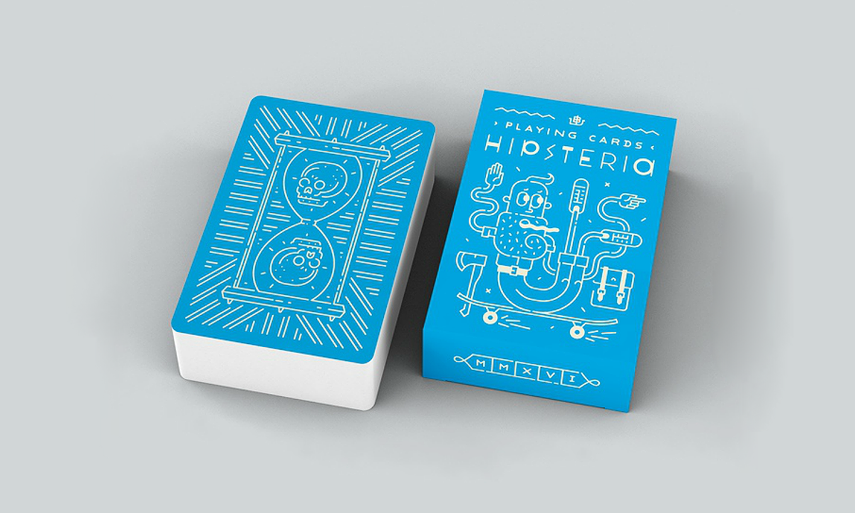 Image of Hipsteria Minimalistic Playing Cards