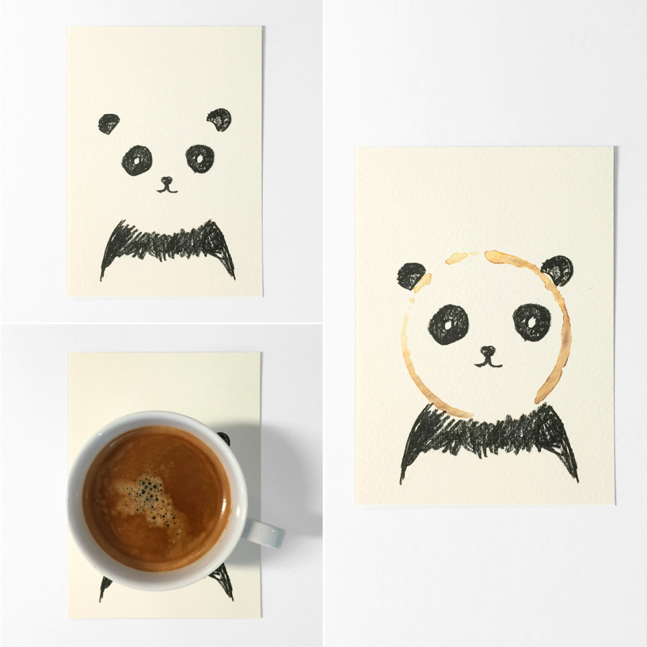 Image of PostCups – Coffee Stain Postcards