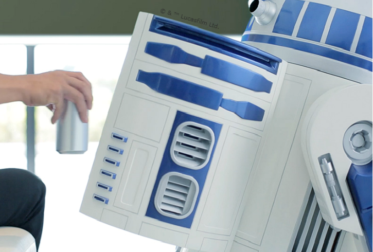 Image of R2-D2 Moving Fridge